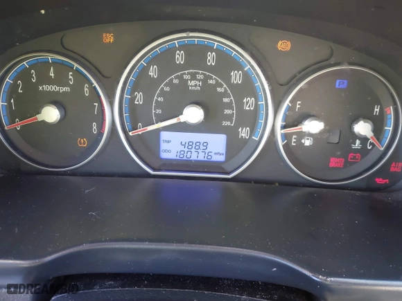 2009 Hyundai Santa Fe SE with VIN 5NMSH13E09H259020, listed as a IAAI auction lot 41236834 with 180,776 mi miles. Bid and sale history available at carsss.com. Image 7.