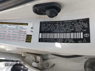 2011 Toyota Prius I with VIN JTDKN3DU6B5313021, listed as a IAAI auction lot 42078131 with 221,780 mi miles. Bid and sale history available at carsss.com. Image 9.