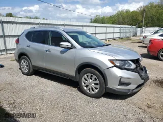 2017 Nissan Rogue SV with VIN KNMAT2MV2HP517395, listed as a Copart auction lot 51944295 with 80,606 mi miles and Salvage Title. Bid and sale history available at carsss.com. Image 4.