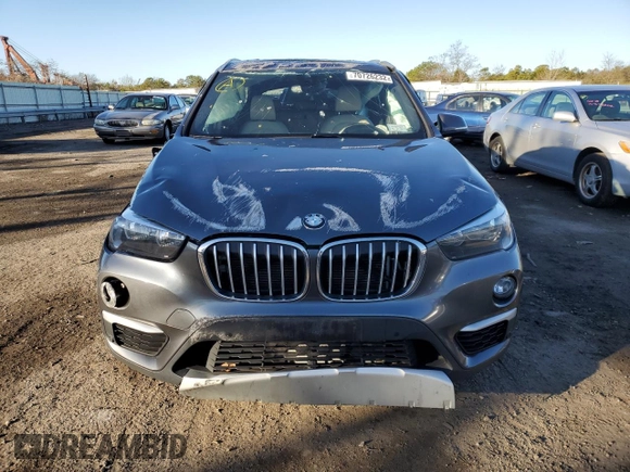 2019 BMW X1 xDrive28i with VIN WBXHT3C50K3H35538, listed as a Copart auction lot 70726232 with 27,847 mi miles. Bid and sale history available at carsss.com. Image 5.