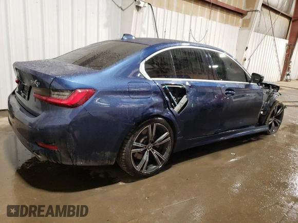 2021 BMW 3 Series 330i xDrive with VIN 3MW5R7J05M8B65599, listed as a Copart auction lot 51707945 with 50,278 mi miles and Salvage Title. Bid and sale history available at DreamBid. Image 3.