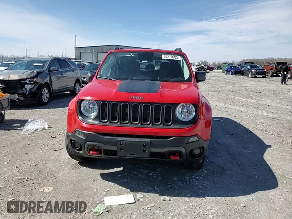 2016 Jeep Renegade Trailhawk with VIN ZACCJBCT5GPE29036, listed as a Copart auction lot 50270905 with Not Provided miles and Salvage Title. Bid and sale history available at carsss.com. Image 10.