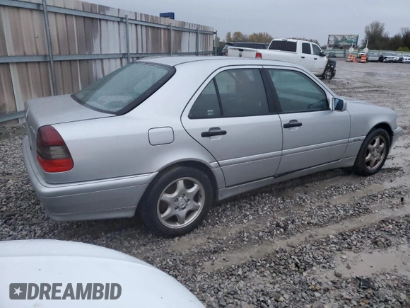 1999 Mercedes-Benz C 230/260/280/320 with VIN WDBHA24G1XA756393, listed as a Copart auction lot 80227694 with 123,520 mi miles and Salvage Title. Bid and sale history available at carsss.com. Image 3.