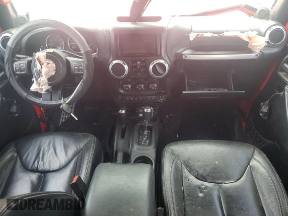 2014 Jeep Wrangler Unlimited Rubicon with VIN 1C4HJWFG5EL283881, listed as a Copart auction lot 58150255 with 100,166 mi miles and Non repairable. Bid and sale history available at DreamBid. Image 8.
