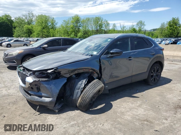 2024 Mazda CX-30 S Select Sport with VIN 3MVDMBBM3RM643744, listed as a Copart auction lot 57143865 with Not provided miles and Salvage title. Bid and sale history available at DreamBid. Image 1.