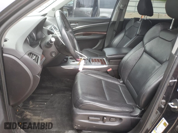 2016 Acura MDX Advance with VIN 5FRYD4H98GB014983, listed as a Copart auction lot 55525135 with 120,221 mi miles and Salvage title. Bid and sale history available at DreamBid. Image 7.