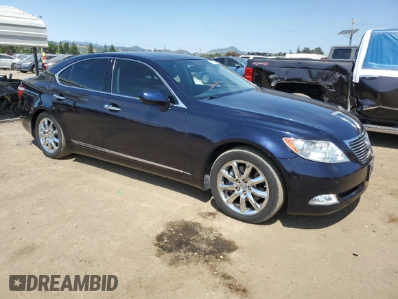 2007 Lexus LS 460 z VIN JTHBL46F775051316, wystawiony jako Copart lot #55252955 z przebiegiem 160 404 mil mil oraz Szkoda całkowita • Salvage title. Historia ofert i sprzedaży dostępna na DreamBid. Obrazek 4.