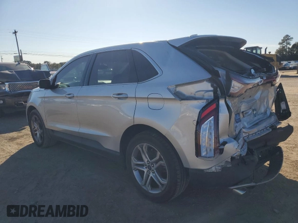 2016 Ford Edge Titanium with VIN 2FMPK3K91GBB06466, listed as a Copart auction lot 82827144 with 108,092 mi miles and Salvage Title. Bid and sale history available at carsss.com. Image 2.