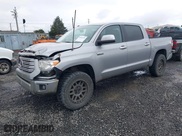 2017 Toyota Tundra Platinum z VIN 5TFAY5F12HX666144, wystawiony jako IAAI lot #41576751 z przebiegiem 131 514 mil mil oraz . Historia ofert i sprzedaży dostępna na DreamBid. Obrazek 2.