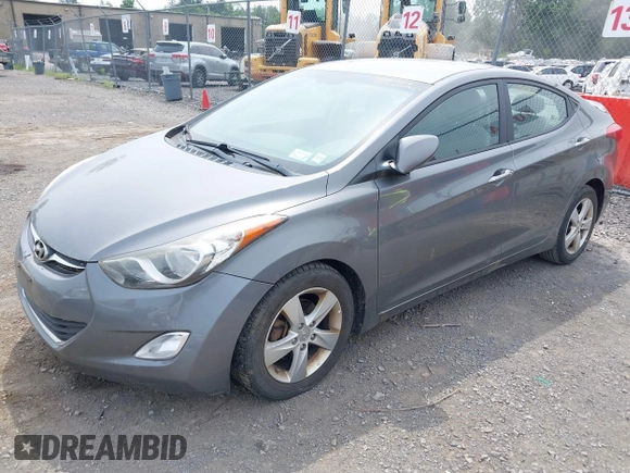 2013 Hyundai Elantra GLS with VIN 5NPDH4AE8DH300258, listed as a IAAI auction lot 42707015 with 124,110 mi miles and . Bid and sale history available at DreamBid. Image 2.