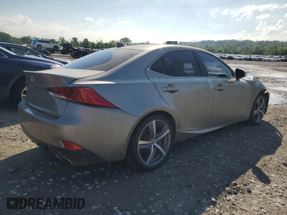 2017 Lexus IS 300 with VIN JTHCM1D26H5023945, listed as a Copart auction lot 56307245 with 117,308 mi miles and Salvage title. Bid and sale history available at DreamBid. Image 3.
