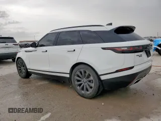 2018 Land Rover Range Rover Velar R-Dynamic SE with VIN SALYL2RV1JA755764, listed as a Copart auction lot 56980485 with 70,119 mi miles and Salvage title. Bid and sale history available at DreamBid. Image 2.