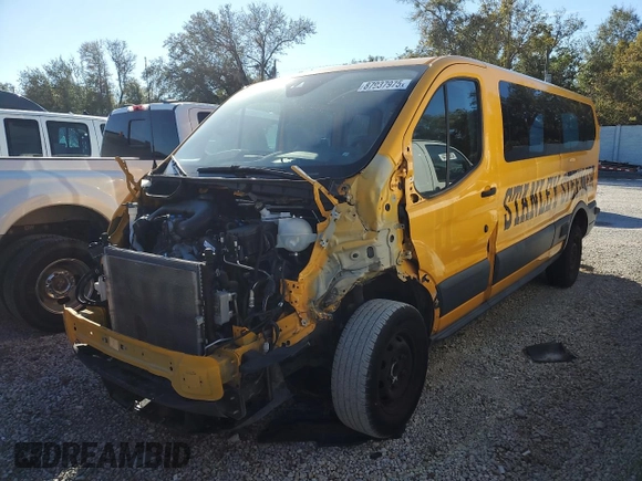 2015 Ford Transit with VIN 1FTNR2ZM7FKA87020, listed as a Copart auction lot 87937975 with Not Provided miles and Salvage Title. Bid and sale history available at DreamBid. Image 2.