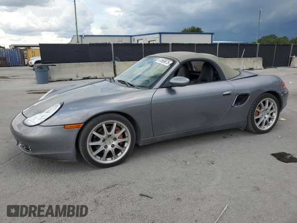 2001 Porsche Boxster S with VIN WP0CB29891U660771, listed as a Copart auction lot 61869675 with 99,065 mi miles and Clean title. Bid and sale history available at DreamBid. Image 1.