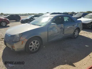 2007 Cadillac CTS with VIN 1G6DP577070161443, listed as a Copart auction lot 81595664 with 129,464 mi miles and Salvage Title. Bid and sale history available at carsss.com. Image 1.