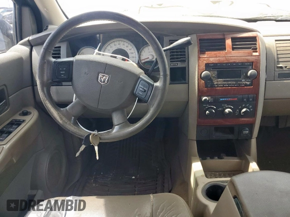 2006 Dodge Durango SLT with VIN 1D4HD48N96F104641, listed as a Copart auction lot 59342465 with 232,136 mi miles and Salvage title. Bid and sale history available at DreamBid. Image 8.