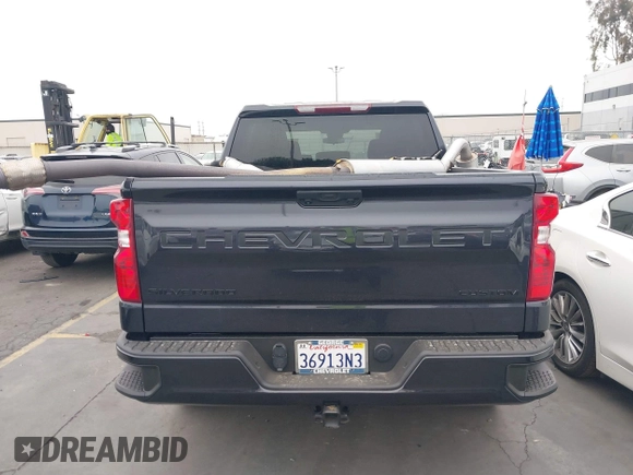 2022 Chevrolet Silverado 1500 Custom with VIN 3GCPABEKXNG538550, listed as a IAAI auction lot 41765350 with 9,982 mi miles and . Bid and sale history available at DreamBid. Image 17.