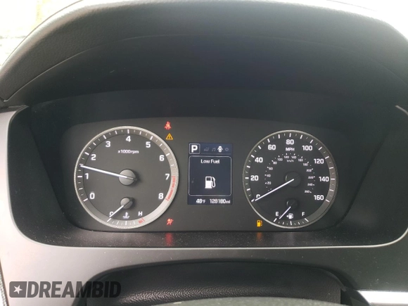 2015 Hyundai Sonata Sport with VIN 5NPE34AF3FH072555, listed as a Copart auction lot 58153545 with 128,180 mi miles and Salvage title. Bid and sale history available at DreamBid. Image 9.