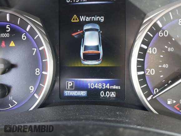 2017 Infiniti Q50 Premium with VIN JN1EV7AR2HM830032, listed as a IAAI auction lot 40777161 with 104,834 mi miles and . Bid and sale history available at DreamBid. Image 15.