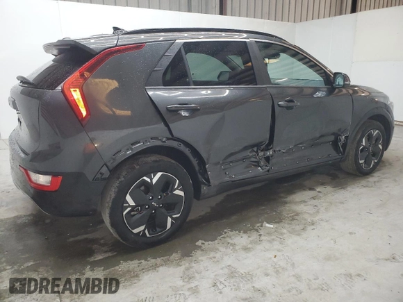 2023 Kia Niro Wind with VIN KNDCR3L17P5075543, listed as a Copart auction lot 54357645 with 21,409 mi miles and Clean Title. Bid and sale history available at DreamBid. Image 3.