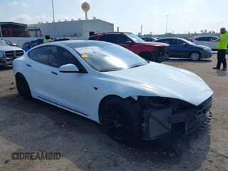 2016 Tesla Model S 70 with VIN 5YJSA1E11GF159425, listed as a IAAI auction lot 42377639 with 79,767 mi miles and . Bid and sale history available at DreamBid. Image 1.