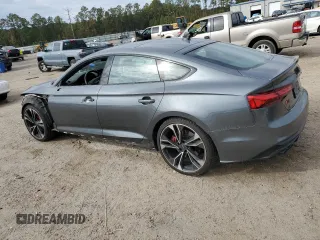 2023 Audi S5 Sportback Premium Plus z VIN WAUC4CF51PA050350, wystawiony jako Copart lot #77148214 z przebiegiem 32 237 mil mil oraz Szkoda całkowita • Salvage title. Historia ofert i sprzedaży dostępna na DreamBid. Obrazek 2.
