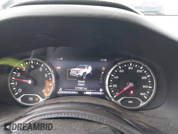 2016 Jeep Renegade Limited с VIN ZACCJBDT3GPC60522, выставлен на аукционе IAAI как лот 42591533 с пробегом 177 031 миль миль и . История ставок и продаж доступна на DreamBid. Изображение 7.