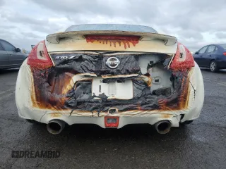 2015 Nissan 370Z with VIN JN1AZ4EH2FM440869, listed as a Copart auction lot 49371185 with 0 mi miles and Salvage Title. Bid and sale history available at carsss.com. Image 6.