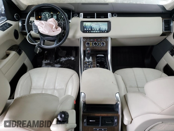 2017 Land Rover Range Rover Sport HSE with VIN SALWR2FV3HA164016, listed as a Copart auction lot 44345425 with 64,723 mi miles and Salvage Title. Bid and sale history available at carsss.com. Image 8.