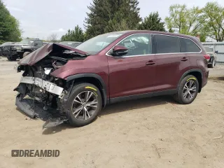 2019 Toyota Highlander LE with VIN 5TDBZRFH7KS738216, listed as a Copart auction lot 54489045 with Not provided miles and Salvage title. Bid and sale history available at DreamBid. Image 1.