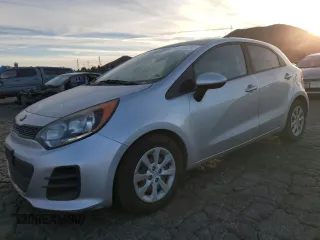 2016 Kia Rio LX with VIN KNADM5A38G6687907, listed as a Copart auction lot 42259795 with 105,320 mi miles and Clean Title. Bid and sale history available at carsss.com. Image 1.