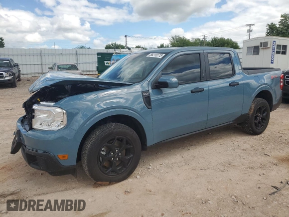 2023 Ford Maverick XL with VIN 3FTTW8F9XPRA99145, listed as a Copart auction lot 56218175 with 15,697 mi miles and Salvage title. Bid and sale history available at DreamBid. Image 1.