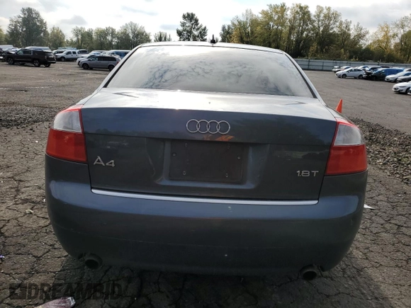 2004 Audi A4 1.8T with VIN WAULC68E84A017441, listed as a Copart auction lot 77380194 with 161,257 mi miles and Salvage Title. Bid and sale history available at carsss.com. Image 6.