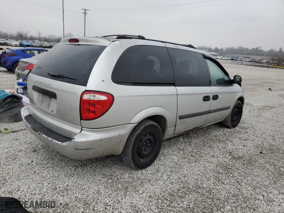2005 Dodge Caravan SE with VIN 1D4GP24R35B421272, listed as a Copart auction lot 43845825 with 270,155 mi miles and Salvage Title. Bid and sale history available at carsss.com. Image 3.