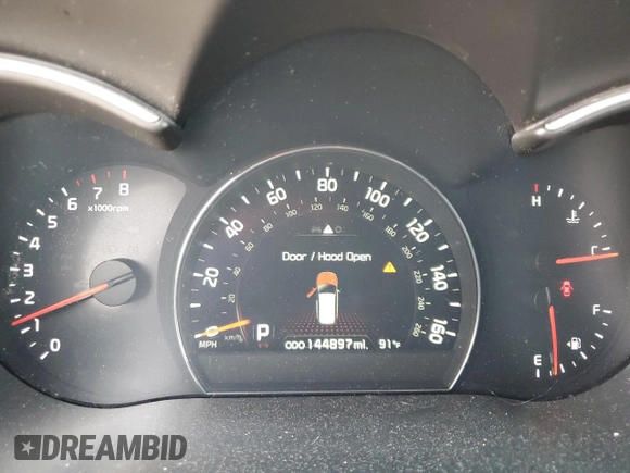 2014 Kia Sorento EX with VIN 5XYKU4A70EG528302, listed as a Copart auction lot 61824965 with 144,897 mi miles and Salvage title. Bid and sale history available at DreamBid. Image 9.