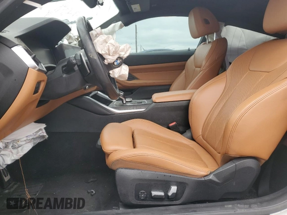 2022 BMW 4 Series 430i xDrive with VIN WBA73AP03NCJ86492, listed as a Copart auction lot 45184625 with Not Provided miles and Clean Title. Bid and sale history available at DreamBid. Image 7.