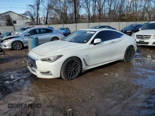 2017 Infiniti Q60 Sport with VIN JN1EV7EK5HM361533, listed as a Copart auction lot 42282715 with 95,439 mi miles and Salvage Title. Bid and sale history available at DreamBid. Image 1.