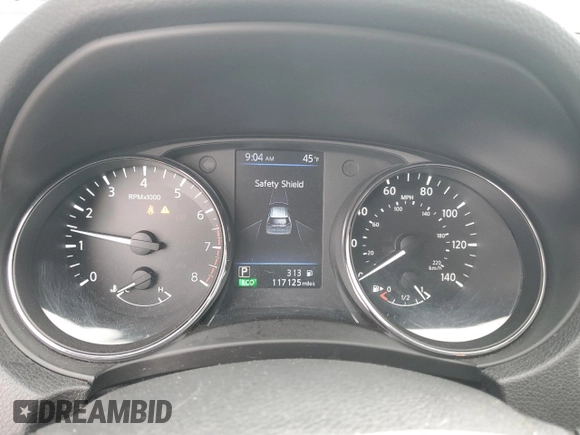 2018 Nissan Rogue SV with VIN 5N1AT2MV0JC727602, listed as a Copart auction lot 53875555 with 117,125 mi miles and Non Repairable. Bid and sale history available at carsss.com. Image 9.