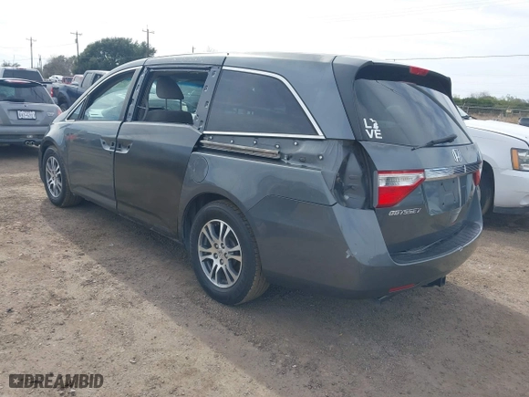 2011 Honda Odyssey EX with VIN 5FNRL5H46BB023905, listed as a IAAI auction lot 41425049 with 163,012 mi miles. Bid and sale history available at carsss.com. Image 3.