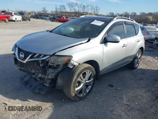 2013 Nissan Murano SV with VIN JN8AZ1MW2DW300287, listed as a IAAI auction lot 41668331 with 71,099 mi miles. Bid and sale history available at carsss.com. Image 2.