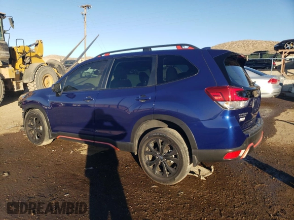 2023 Subaru Forester Special Sports with VIN JF2SKAJC2PH476734, listed as a Copart auction lot 85738544 with 9,988 mi miles and Salvage title. Bid and sale history available at DreamBid. Image 2.
