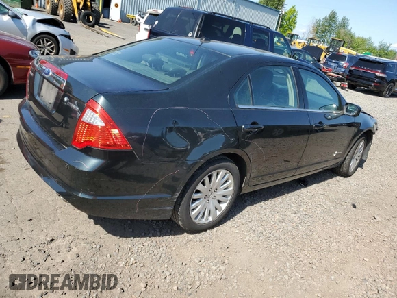2010 Ford Fusion Hybrid with VIN 3FADP0L33AR350233, listed as a Copart auction lot 59639725 with 96,587 mi miles and Salvage title. Bid and sale history available at DreamBid. Image 3.