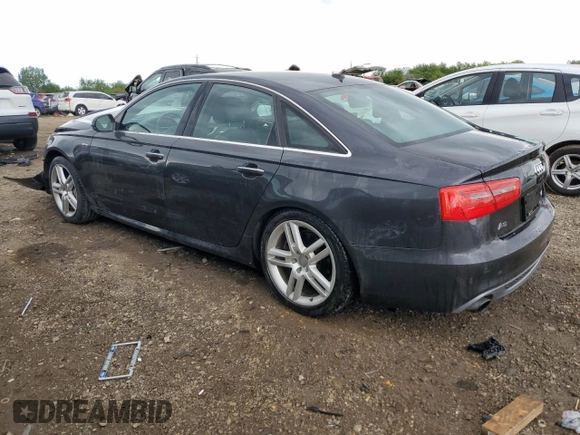 2015 Audi A6 Prestige with VIN WAUHGAFC5FN008805, listed as a Copart auction lot 58084535 with 98,829 mi miles and Salvage title. Bid and sale history available at DreamBid. Image 2.