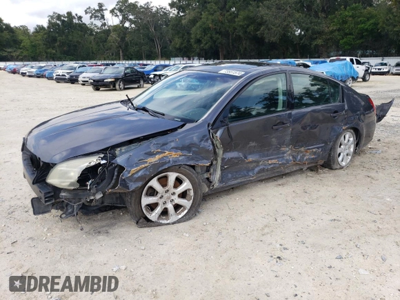 2008 Nissan Maxima 3.5 SE with VIN 1N4BA41E88C836047, listed as a Copart auction lot 73551574 with 190,312 mi miles and Salvage Title. Bid and sale history available at carsss.com. Image 1.