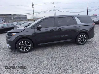 2024 Kia Carnival EX with VIN KNDNC5H31R6421390, listed as a Copart auction lot 55661565 with 18,515 mi miles and Salvage Title. Bid and sale history available at DreamBid. Image 13.