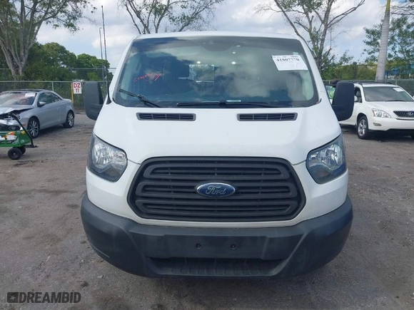 2018 Ford Transit Van with VIN 1FTYR1YM9JKA22851, listed as a IAAI auction lot 41807770 with NaN miles. Bid and sale history available at carsss.com. Image 12.