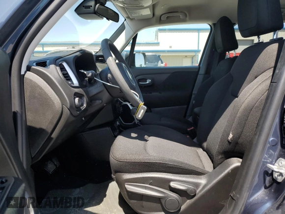 2021 Jeep Renegade Sport with VIN ZACNJCAB8MPM95324, listed as a Copart auction lot 52520685 with 10,733 mi miles and Non repairable. Bid and sale history available at DreamBid. Image 7.