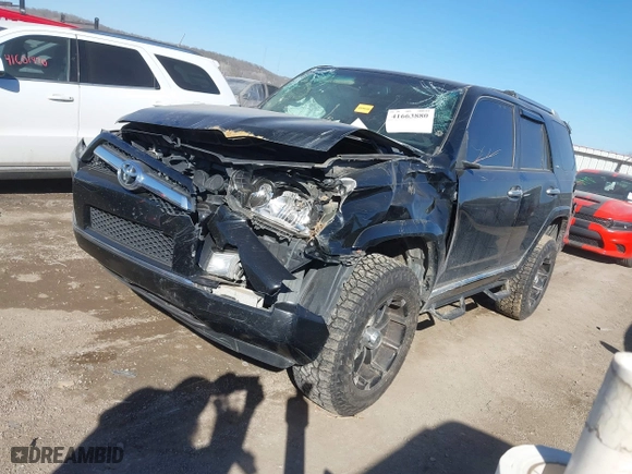 2012 Toyota 4Runner SR5 with VIN JTEBU5JR0C5106958, listed as a IAAI auction lot 41663880 with 1 mi miles. Bid and sale history available at carsss.com. Image 16.