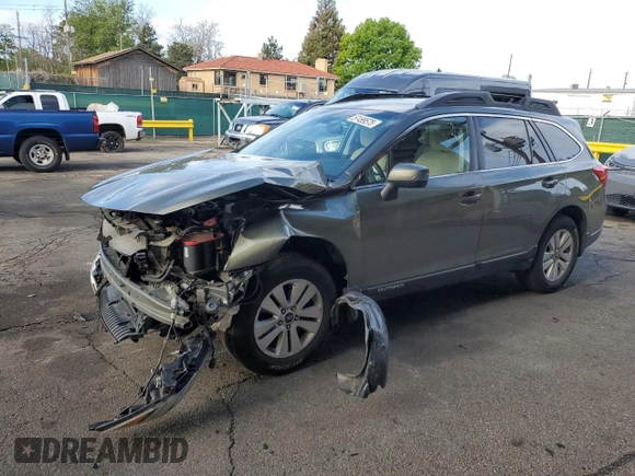 2015 Subaru Outback Premium with VIN 4S4BSBHC0F3311735, listed as a Copart auction lot 57499575 with 133,256 mi miles and Salvage title. Bid and sale history available at DreamBid. Image 1.