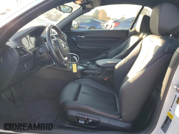 2020 BMW 2 Series 230i with VIN WBA2M7C05L7F00152, listed as a Copart auction lot 42153435 with 25,690 mi miles and Salvage Title. Bid and sale history available at carsss.com. Image 7.